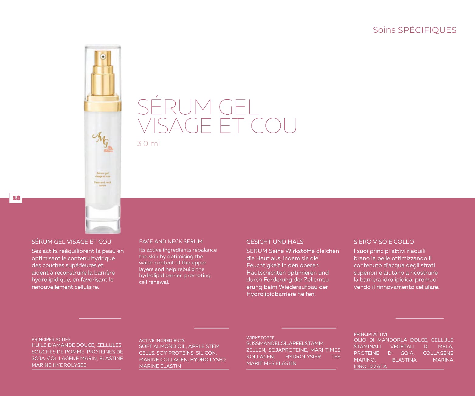 Sérum Gel Visage et Cou